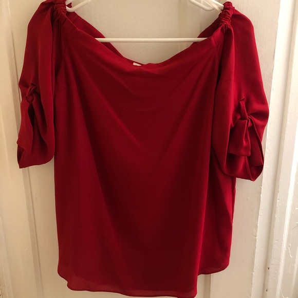 Aritzia (Babaton) Malik Red Blouse - Size M - Picture 1 of 4